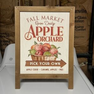 Apple Orchard  Wooden Sign